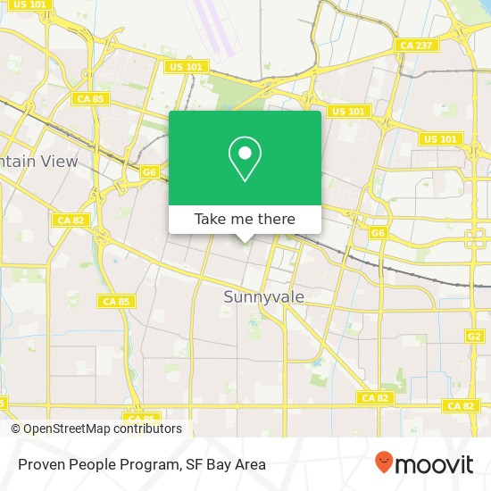 Mapa de Proven People Program