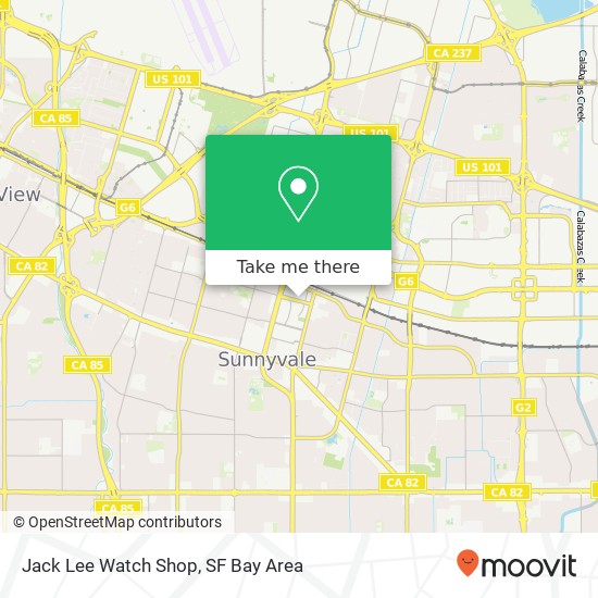 Jack Lee Watch Shop map