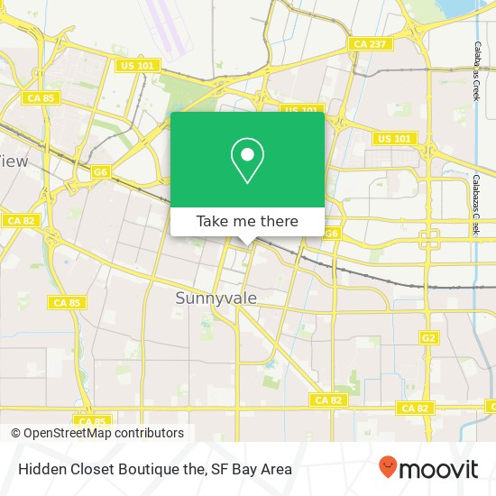 Mapa de Hidden Closet Boutique the