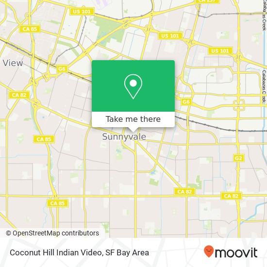 Mapa de Coconut Hill Indian Video