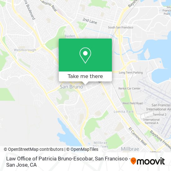 Mapa de Law Office of Patricia Bruno-Escobar