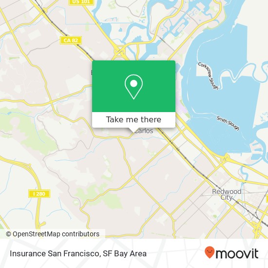 Mapa de Insurance San Francisco