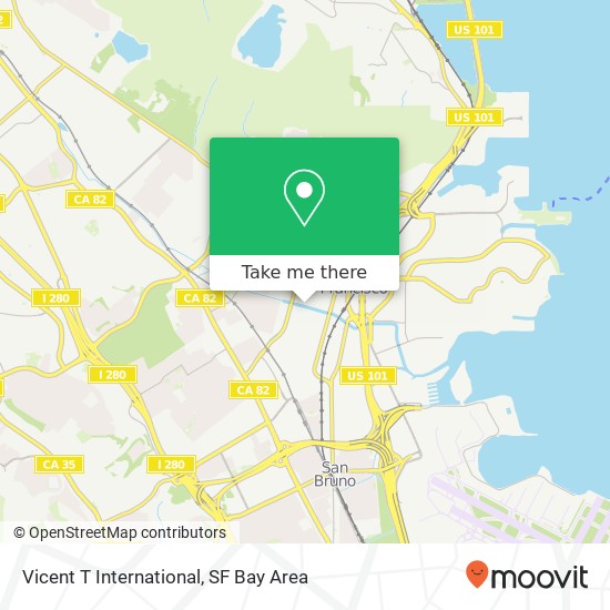 Vicent T International map