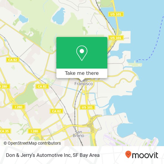 Mapa de Don & Jerry's Automotive Inc