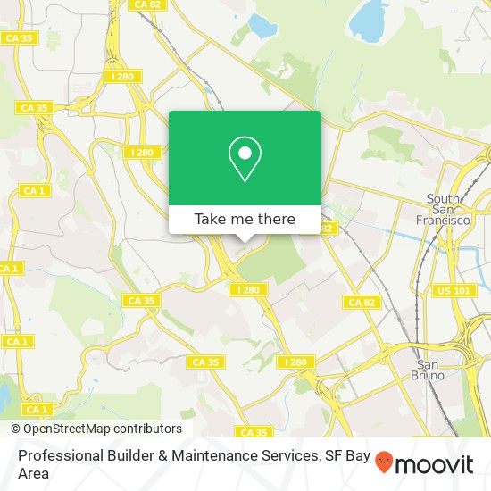 Professional Builder & Maintenance Services map