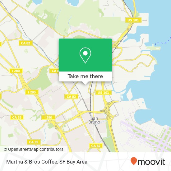 Martha & Bros Coffee map