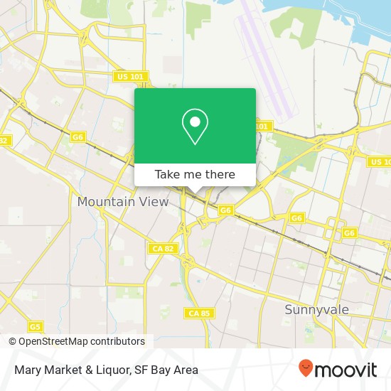 Mary Market & Liquor map