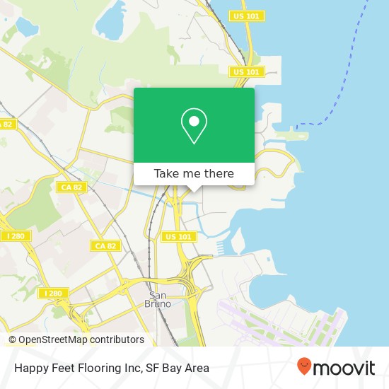 Happy Feet Flooring Inc map