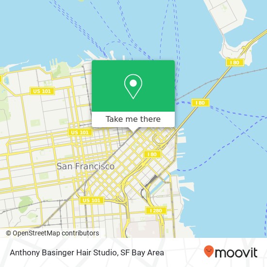 Anthony Basinger Hair Studio map