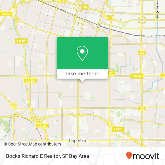 Bocks Richard E Realtor map