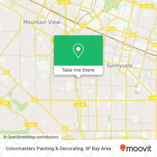 Colormasters Painting & Decorating map