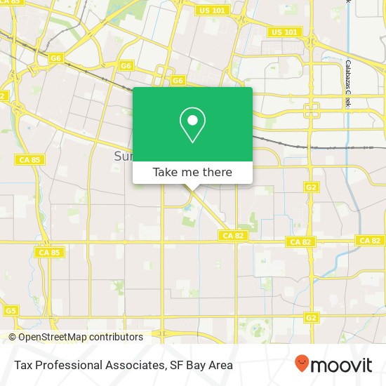 Tax Professional Associates map