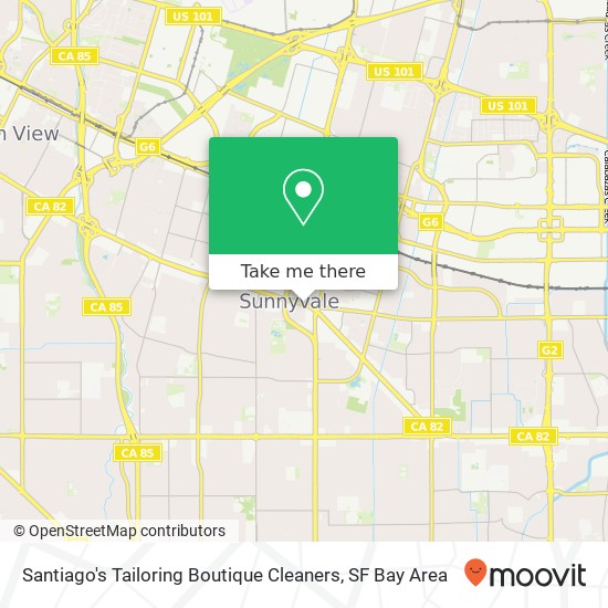 Santiago's Tailoring Boutique Cleaners map