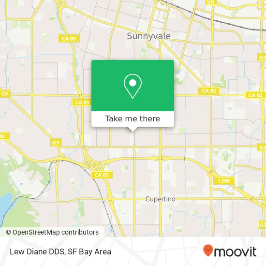 Lew Diane DDS map