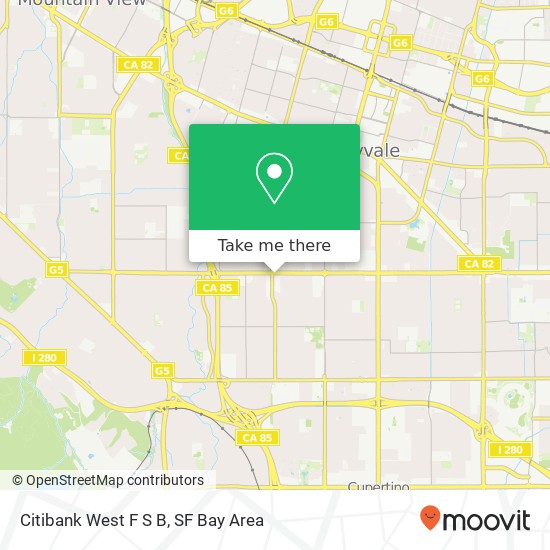 Citibank West F S B map