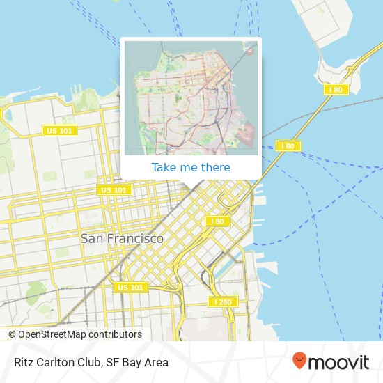 Mapa de Ritz Carlton Club