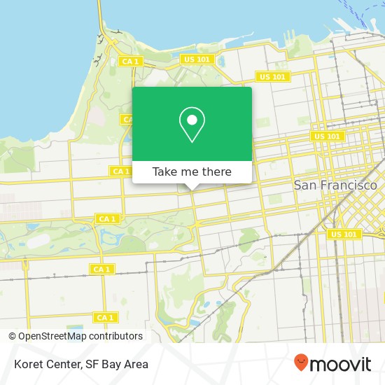 Koret Center map