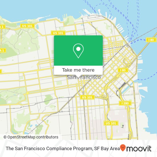 Mapa de The San Francisco Compliance Program