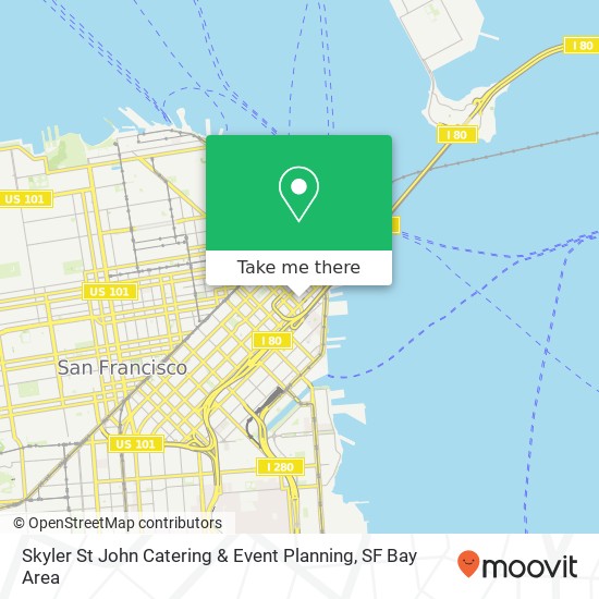 Mapa de Skyler St John Catering & Event Planning