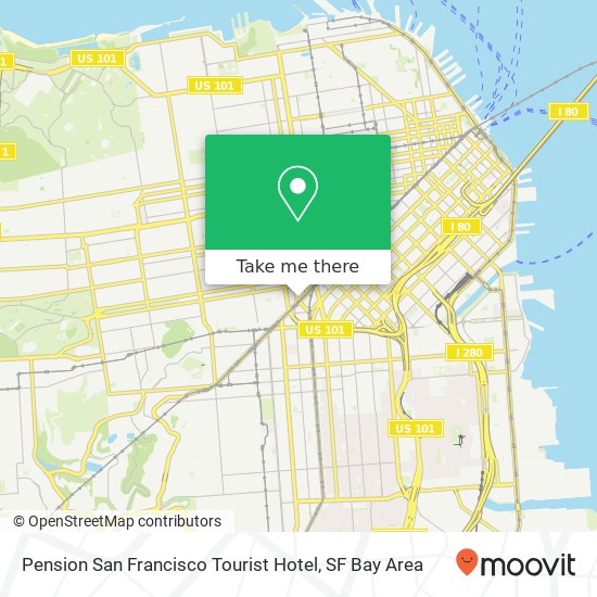 Mapa de Pension San Francisco Tourist Hotel