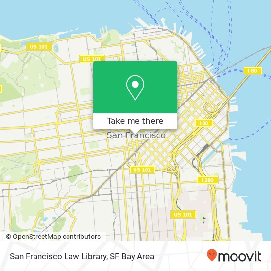 Mapa de San Francisco Law Library