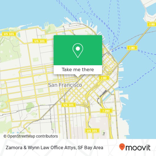 Zamora & Wynn Law Office Attys map