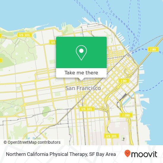 Mapa de Northern California Physical Therapy