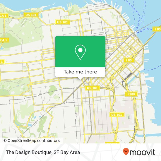 Mapa de The Design Boutique