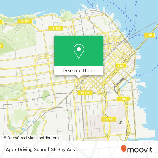 Mapa de Apex Driving School