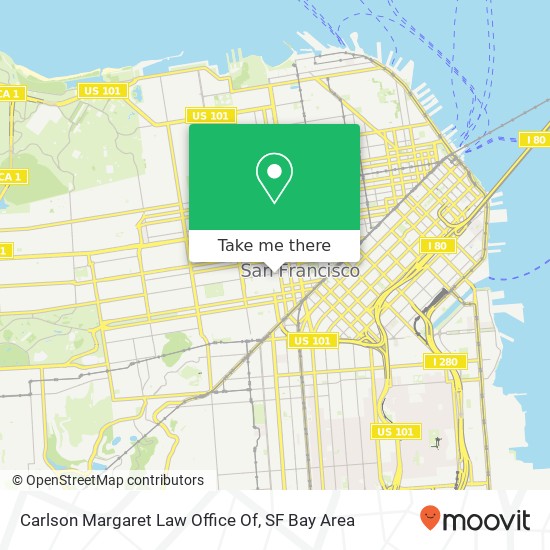 Mapa de Carlson Margaret Law Office Of