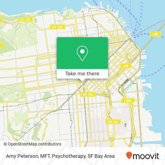 Amy Peterson, MFT, Psychotherapy map