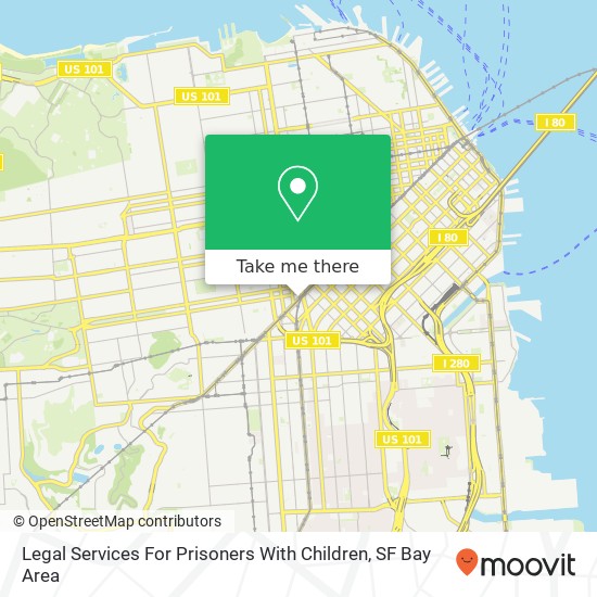 Mapa de Legal Services For Prisoners With Children