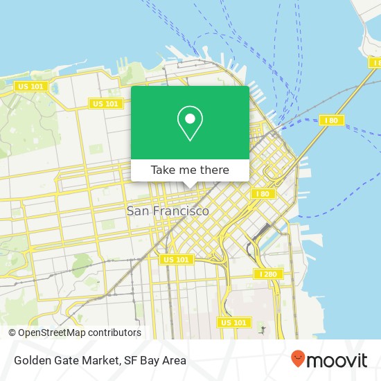 Golden Gate Market map