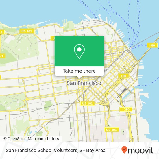 Mapa de San Francisco School Volunteers