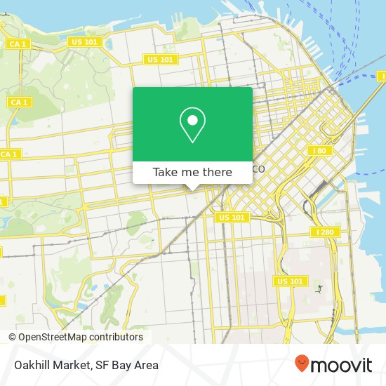 Oakhill Market map