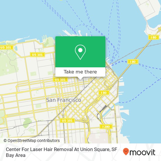 Center For Laser Hair Removal At Union Square map