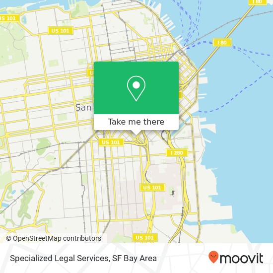 Specialized Legal Services map