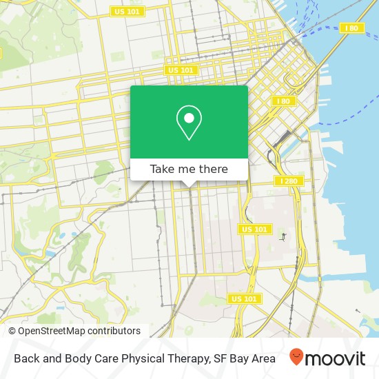 Mapa de Back and Body Care Physical Therapy