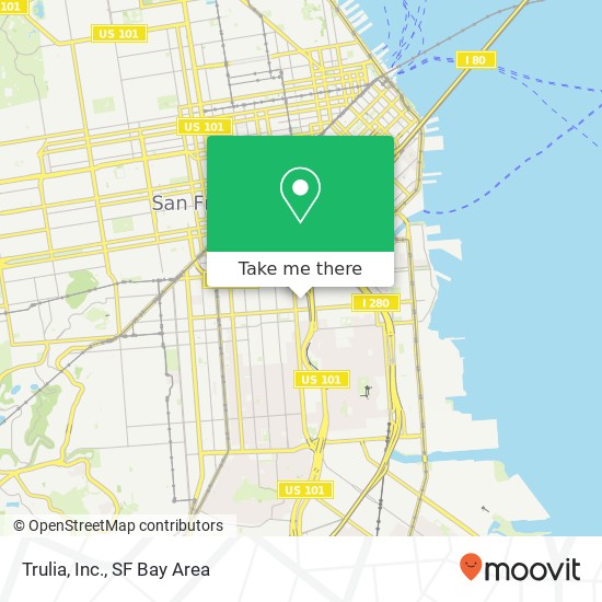 Mapa de Trulia, Inc.