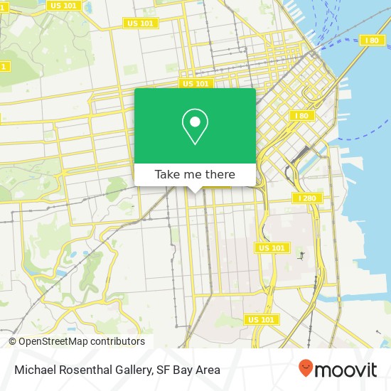 Mapa de Michael Rosenthal Gallery
