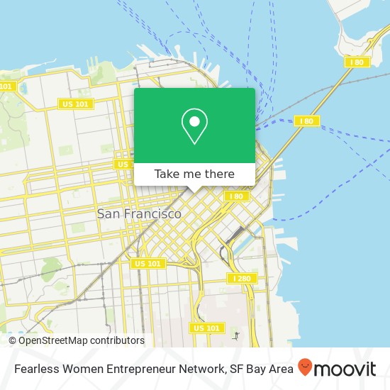 Mapa de Fearless Women Entrepreneur Network