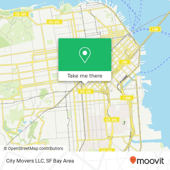 City Movers LLC map