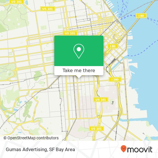 Gumas Advertising map