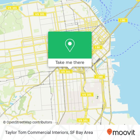Taylor Tom Commercial Interiors map
