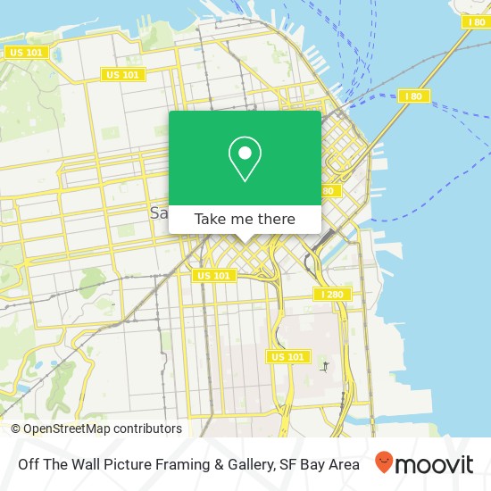 Off The Wall Picture Framing & Gallery map