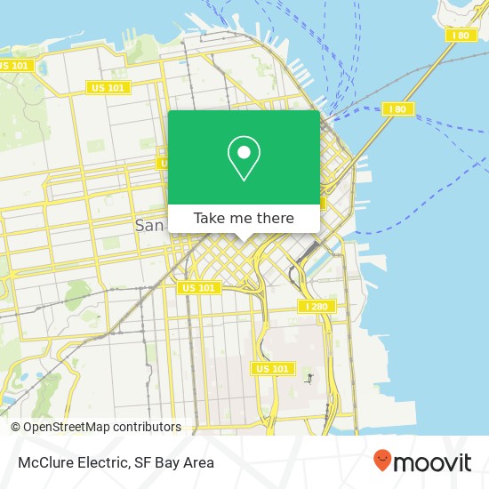 McClure Electric map