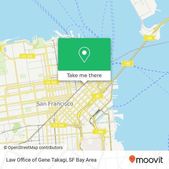 Law Office of Gene Takagi map