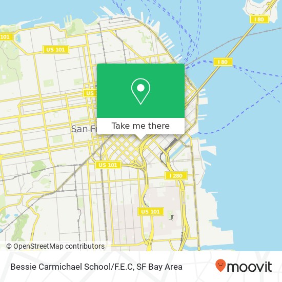 Bessie Carmichael School/F.E.C map