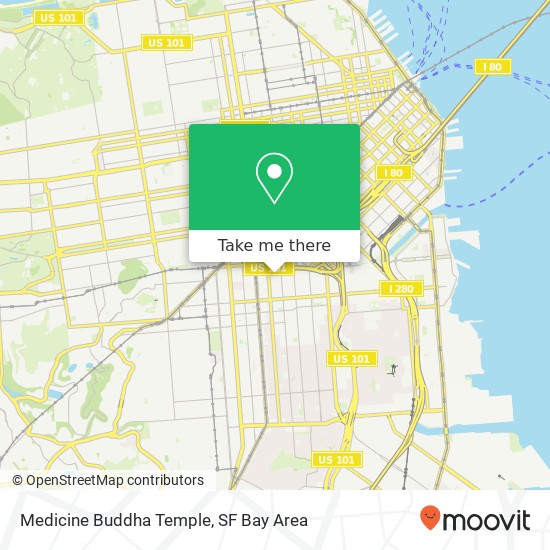 Mapa de Medicine Buddha Temple