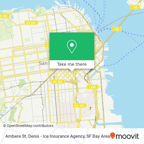 Ambere St. Denis - Ice Insurance Agency map
